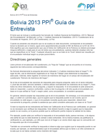 Implementación del Indice de Probabilidad de Pobreza (PPI) Nicaragua
